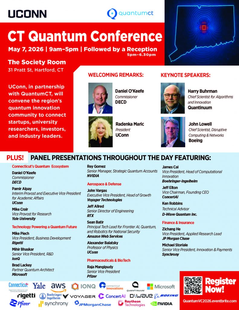 Event Flyer - Quantum CT Conference on May 7